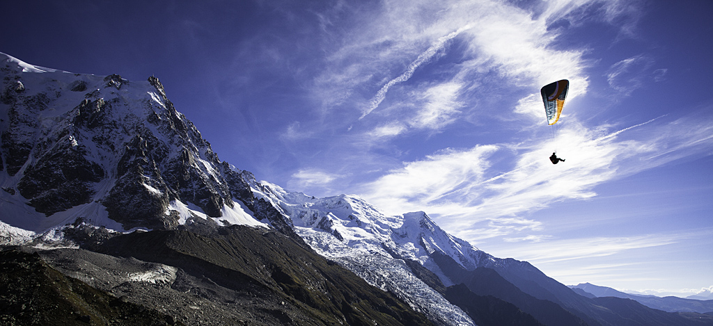 parapente plan de l'aiguille
